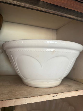 Antique Ironstone Heart Bowl