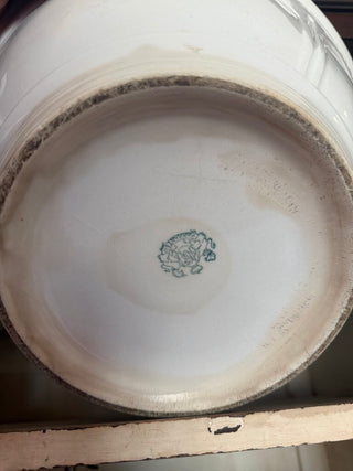 Antique Ironstone Heart Bowl