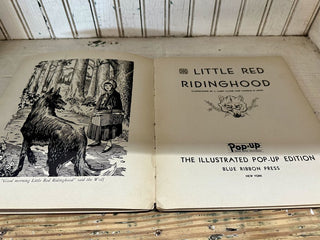 1934 Little Red Riding Hood Pop Up Book
